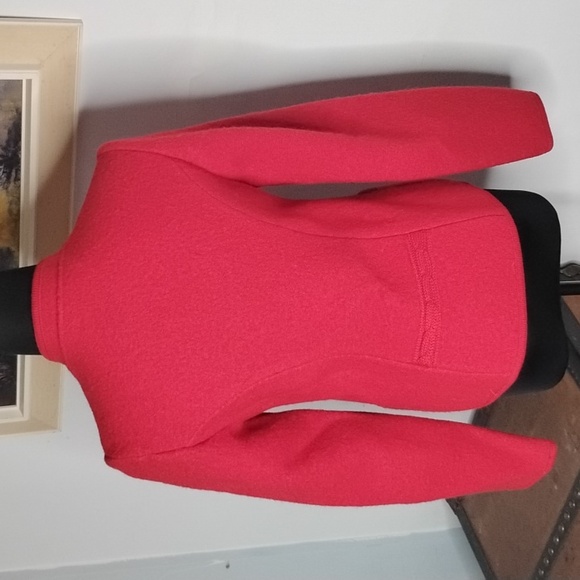 Kitz Pichler Wool Red Button-Up Sweater - Picture 5 of 11